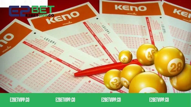 Các hình thức đặt cược game Keno E2bet