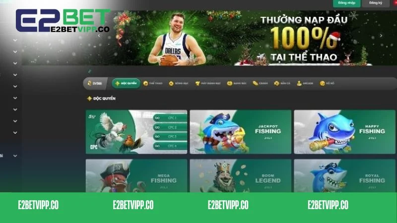 Tổng hợp các khuyến mãi E2bet dành cho thành viên